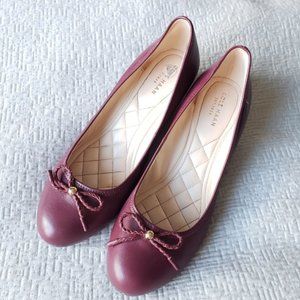 Cole Haan Air Tali Burgundy Maroon Wedge Pump 7.5